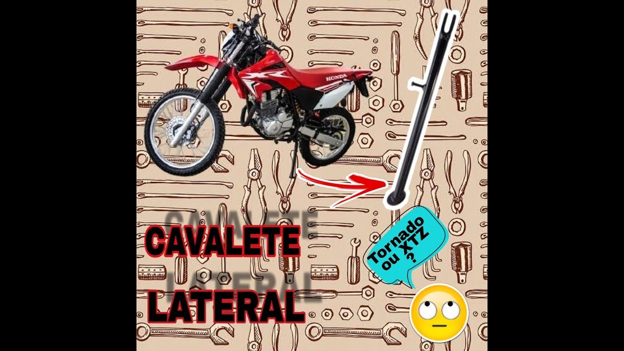 XTZ-125 COM CAVALETE LATERAL DA TORNADO