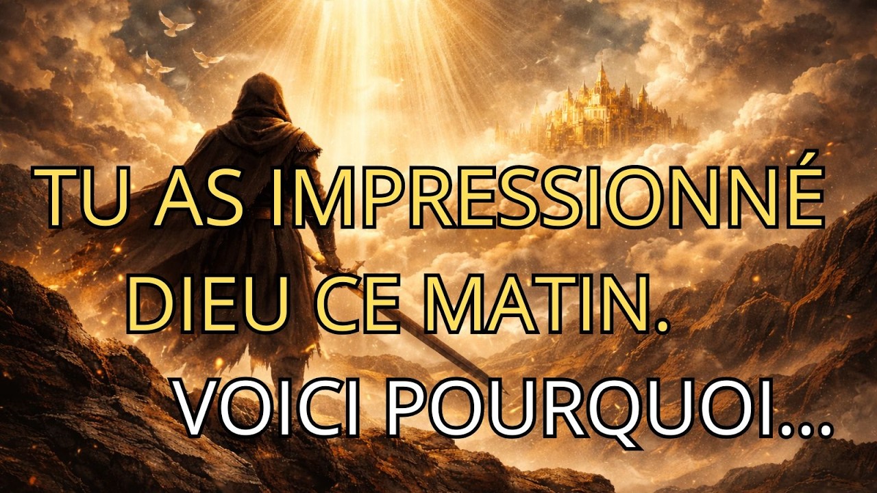 🚨 ÉLU(E) : DIEU EST IMPRESSIONNÉ PAR CE QUE TU VIENS DE FAIRE !
