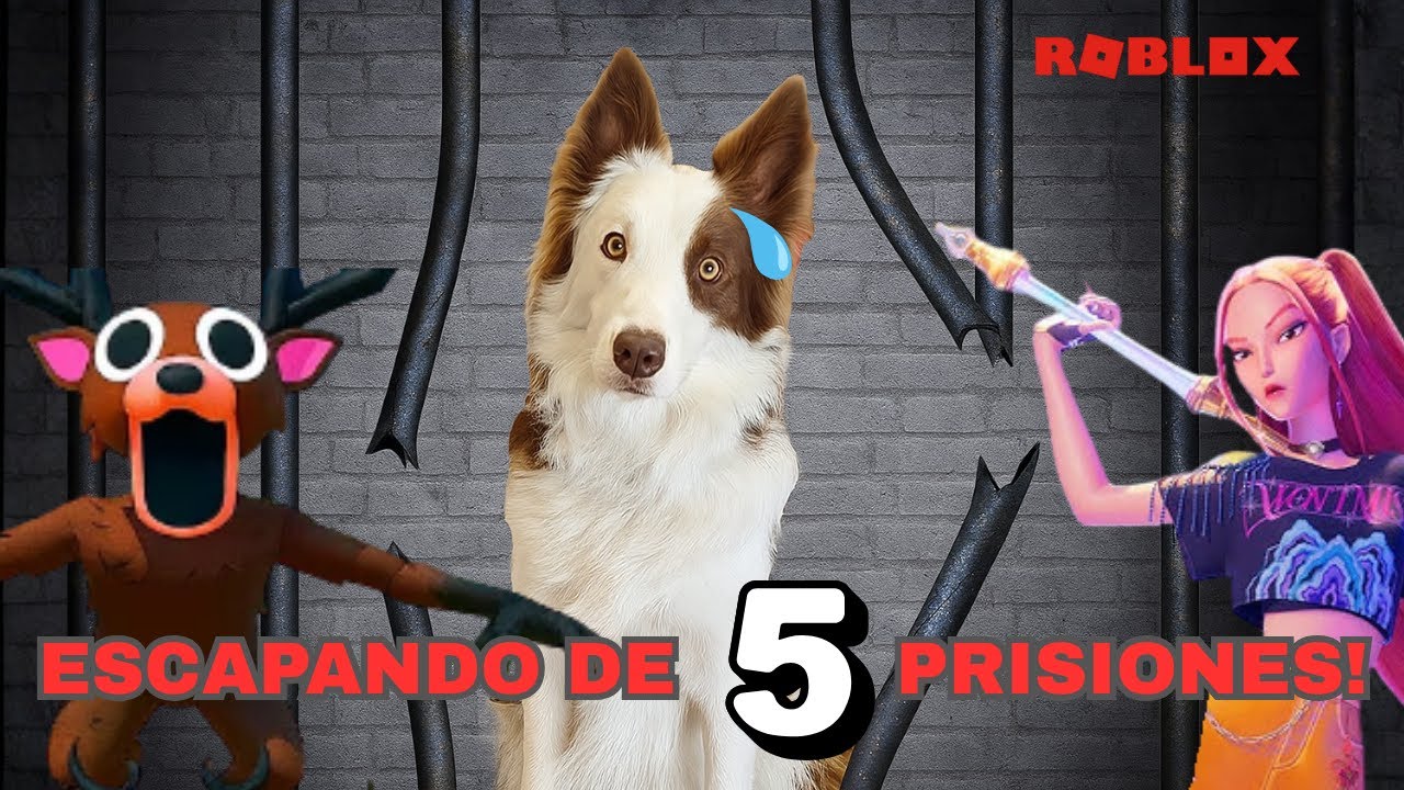 ESCAPO de 5 PRISIONES de ROBLOX 💥 K-Pop, 99 noches y más!