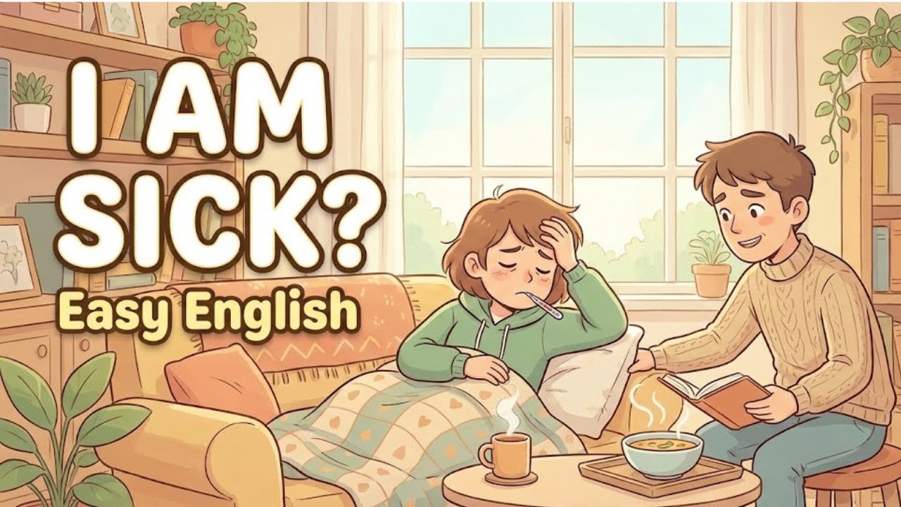 Easy English: How to Say You Are Sick | A1 English for Beginners | Speak with Confidence
