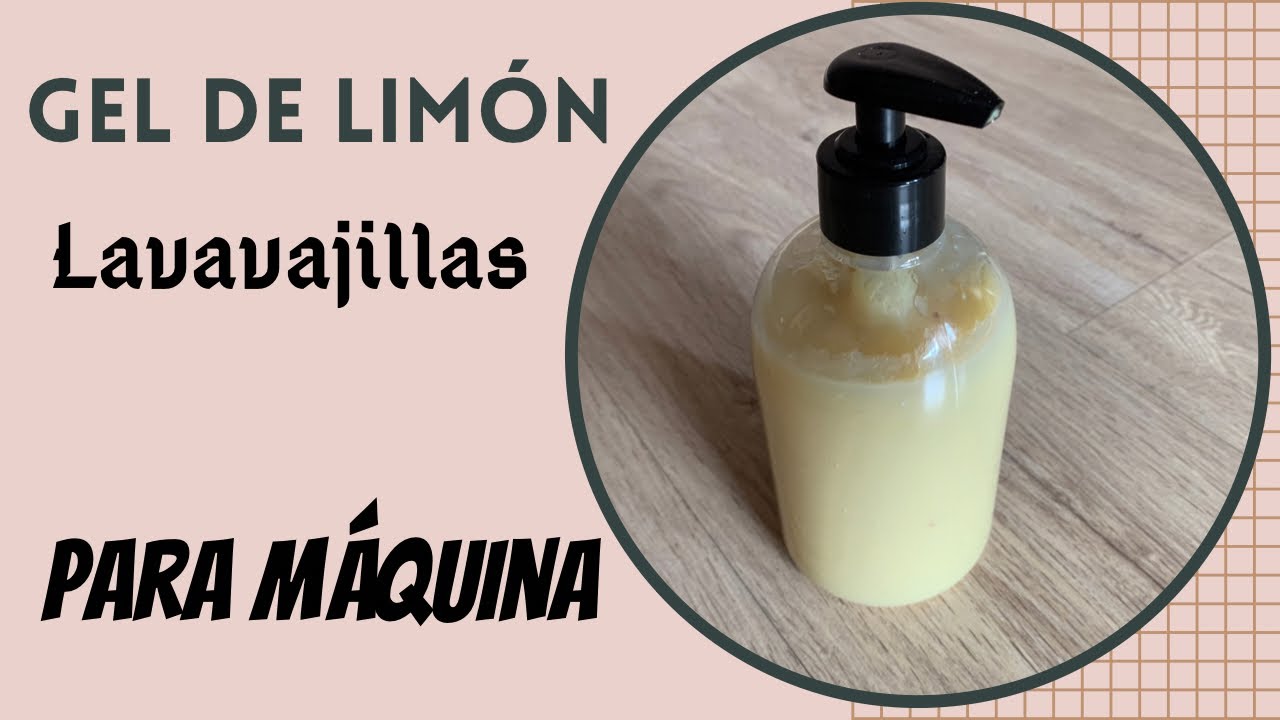 Como hacer mi receta de GEL de LAVAVAJILLAS a máquina🏦DISHWASHER ECOLÓGICO