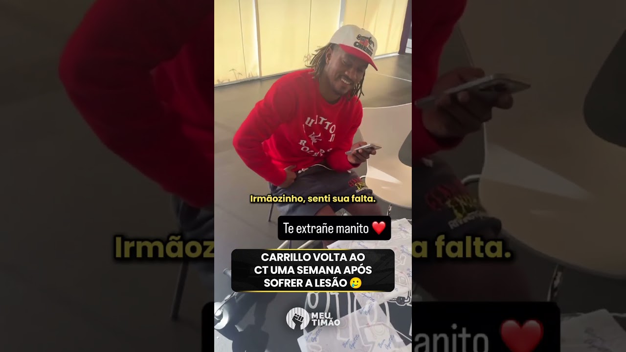 CARRILLO DE VOLTA AO CT DO CORINTHIANS