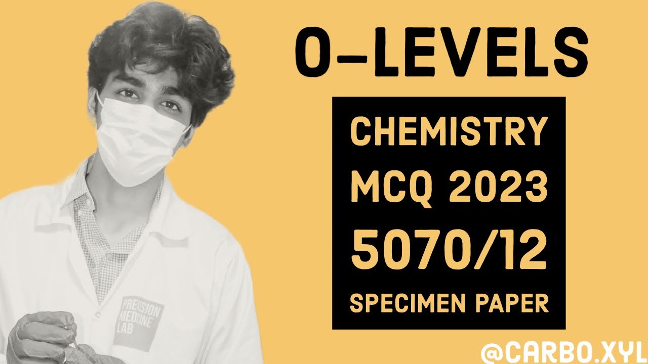 Latest Past Paper Specimen 2023 Paper 1 5070 Solved | O Levels Cambridge International GCE