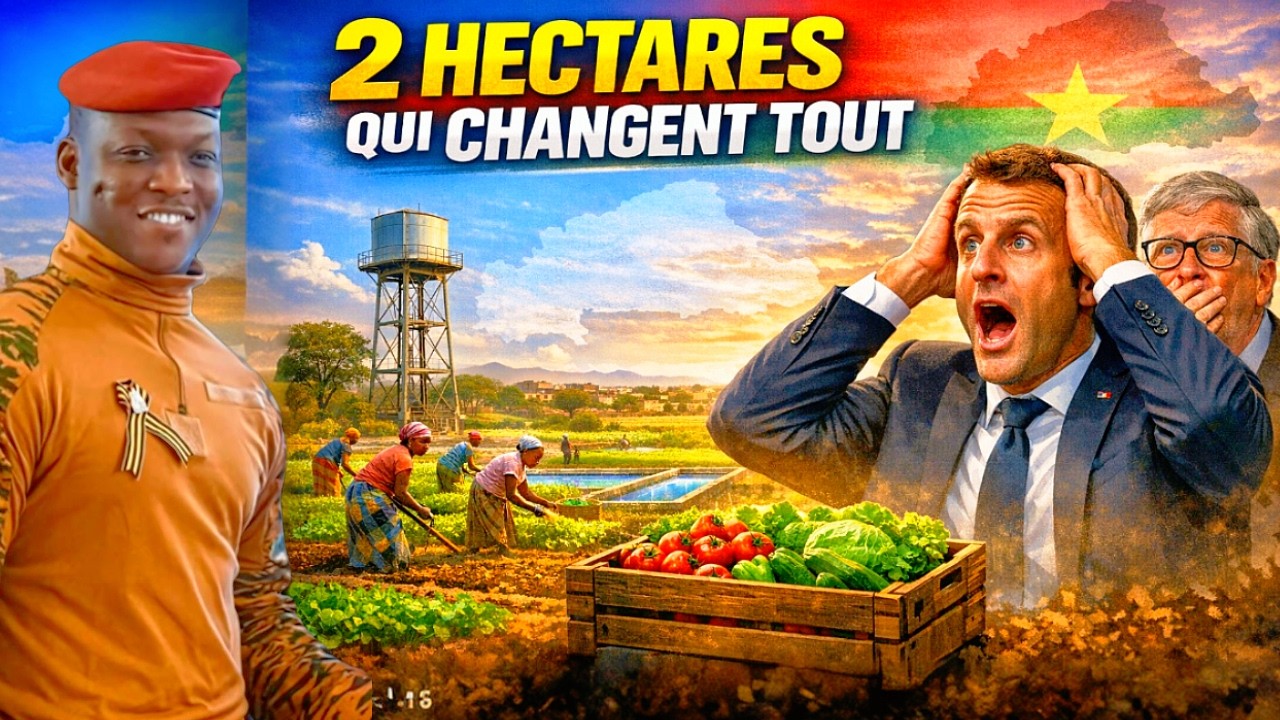 Ibrahim Traoré : 2 hectares, 14 bassins — le projet secret qui change la vie des femmes