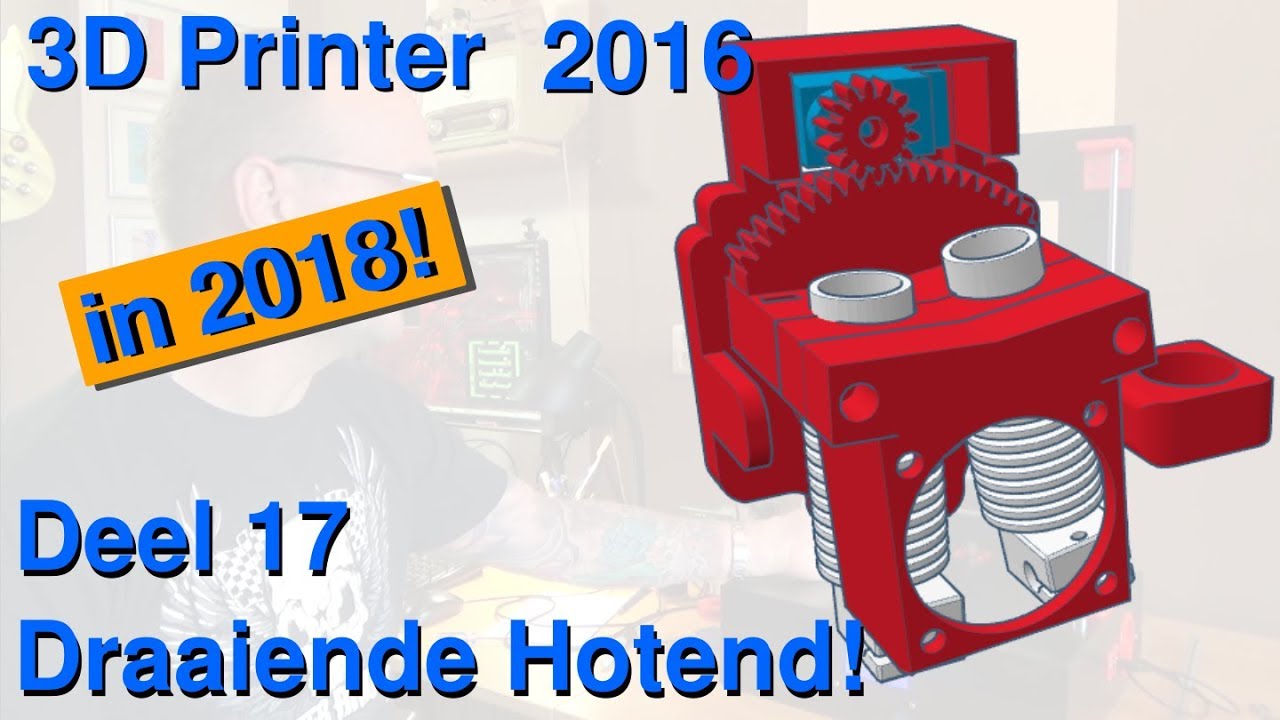 Draaiende dubbele Hotend