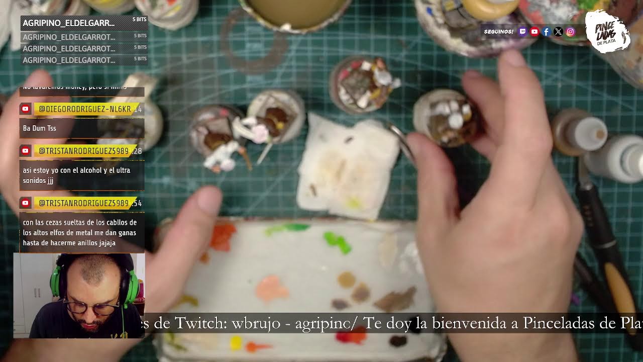 A pintar - Primer directo y primeras minis del año. Acompañame a pintar.