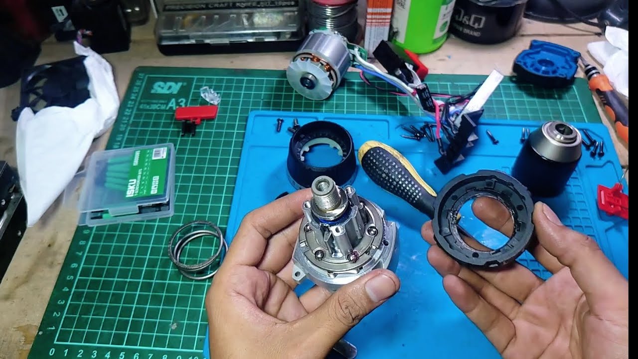 Bongkar DongCheng DCJZ03-13 review isinya - DongCheng teardown