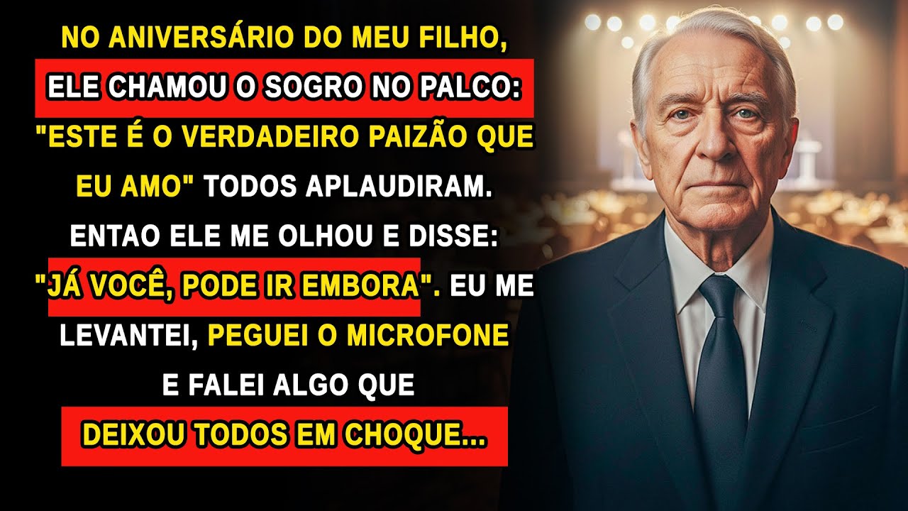 FUI REJEITADO PELO MEU FILHO NO ANIVERSÁRIO DELE, ENTÃO PEGUEI O MICROFONE E REVELEI ALGO QUE...