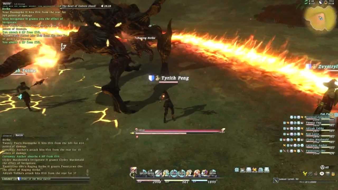 Order of the Blue Garter - Ifrit (Hyper) 3:34 Speed Kill