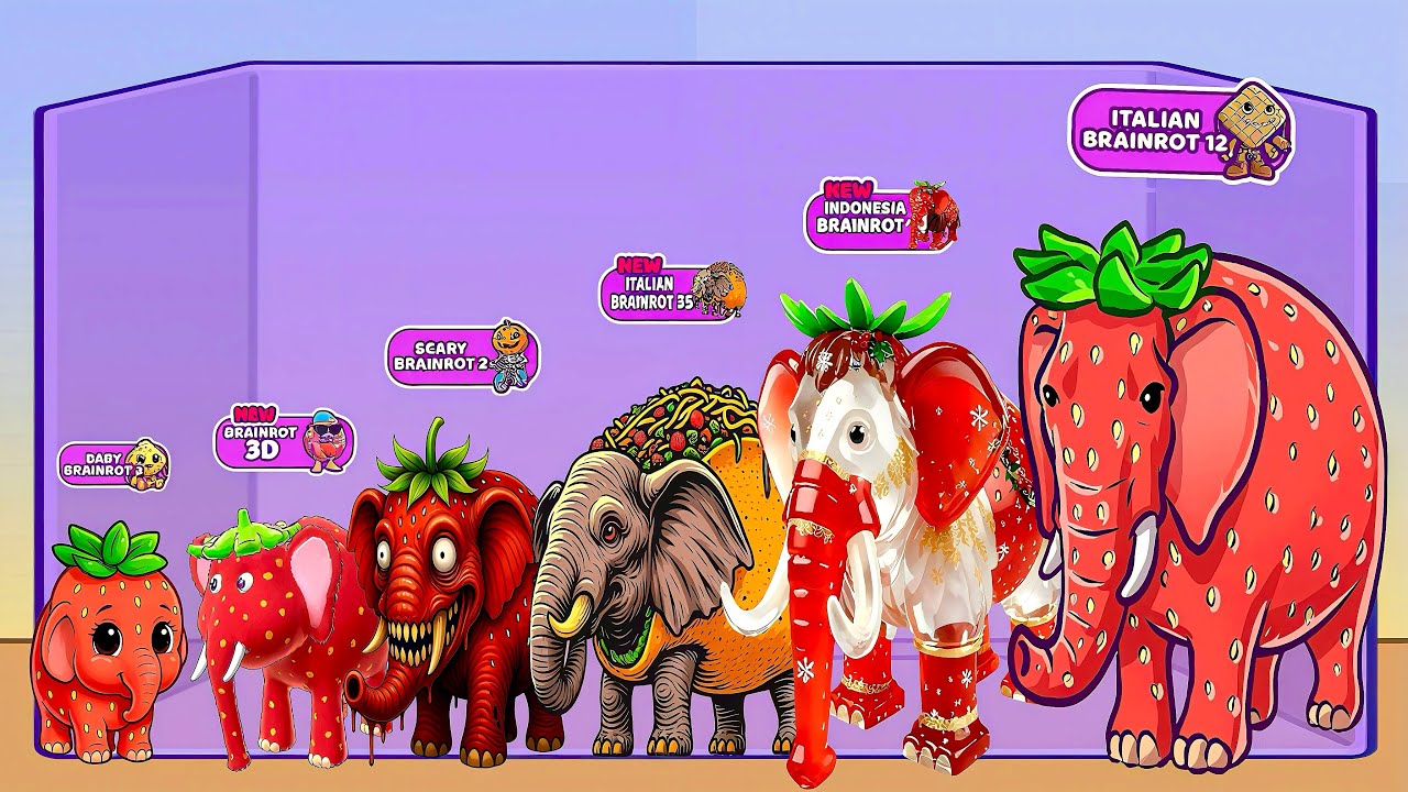 Merge Fellas New Update💥 Italian Brainrot | All Strawberry Elephant Fellas Boss + Boss Challenge!