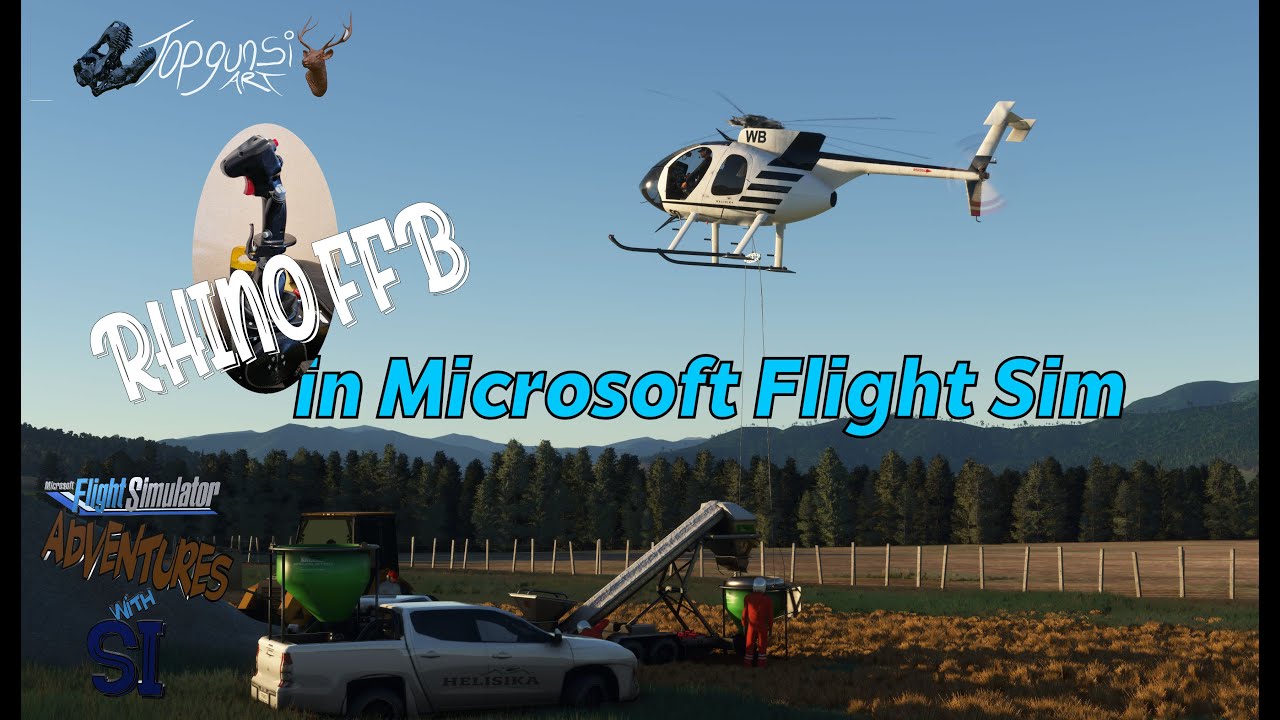 Rhino Force Feed Back in Action in MSFS