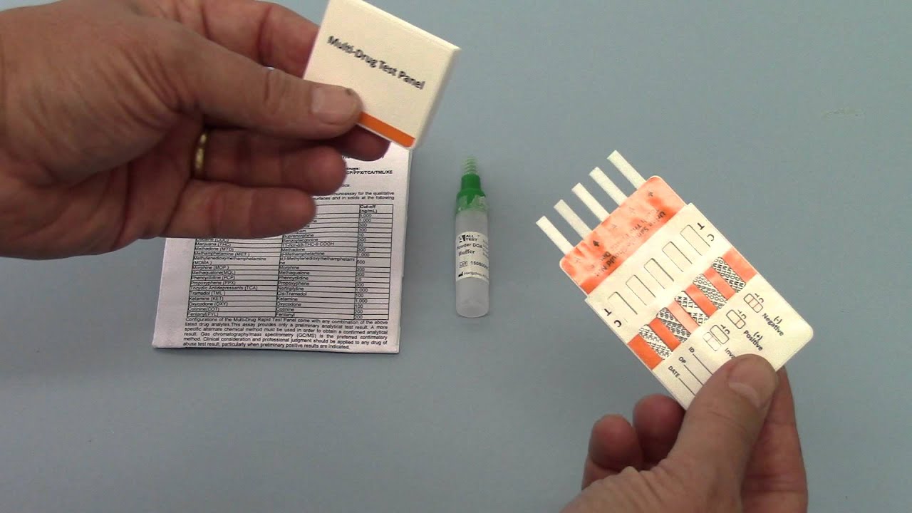 Surface wipe drug test demo part 2