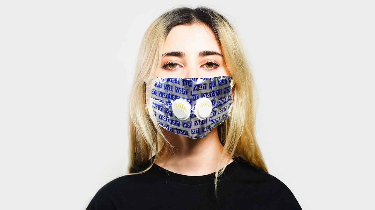 Covid mask of condoms (ASMR Crafting)
