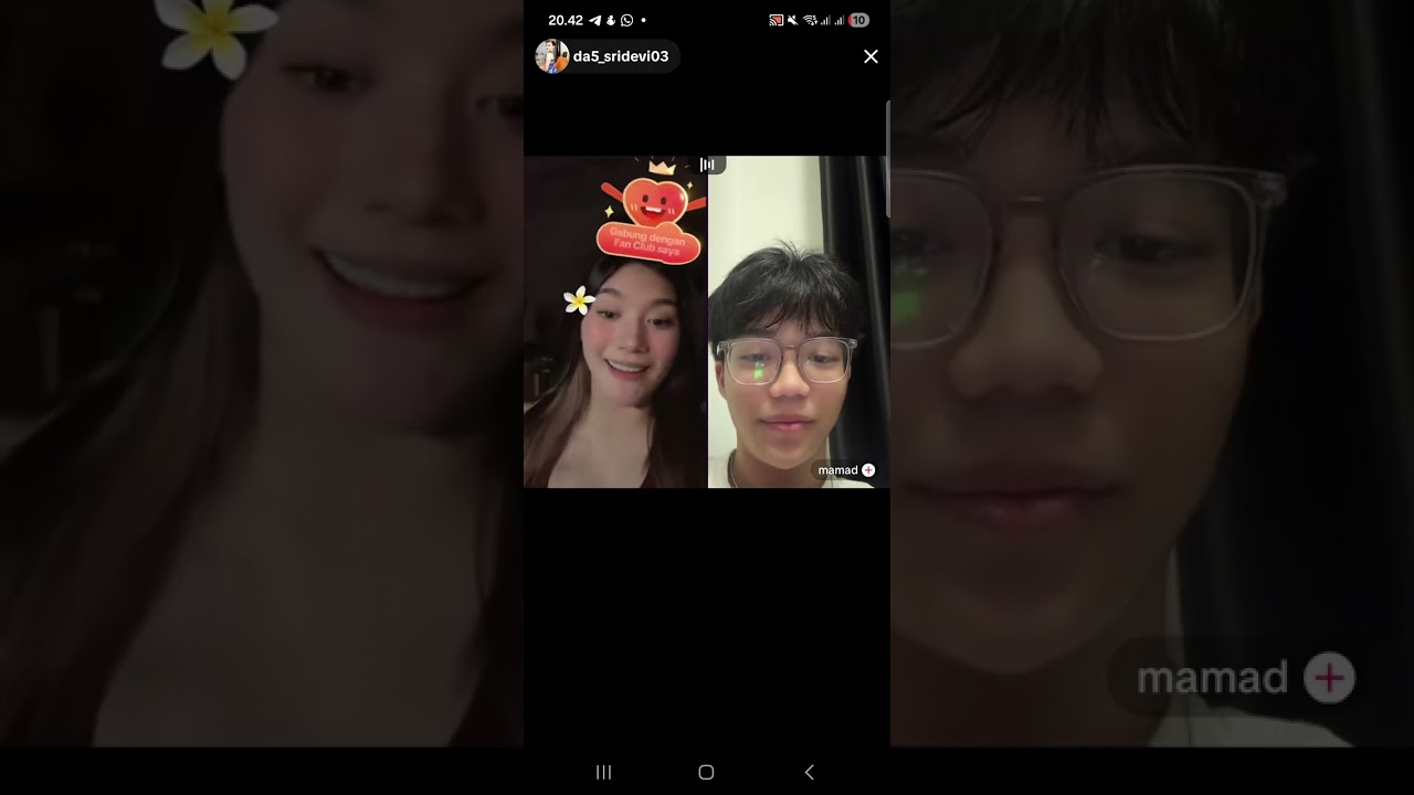 Sridevi & Afan LIVE TIKTOK HARI INI Part 2 (DeVan Live Bareng Lucu Banget) #sridevida5 #afanda5 #fyp
