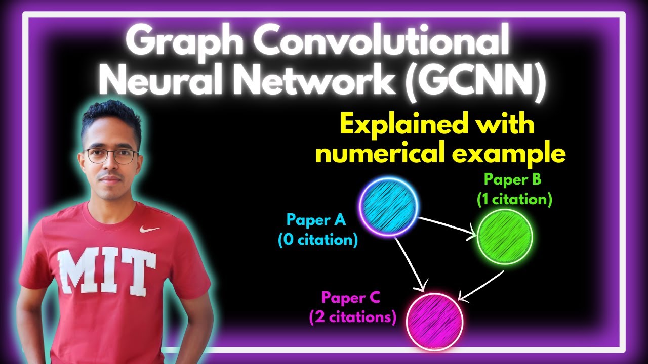 Graph Convolutional Neural Network (GCNN) | Explained with a simple numerical example