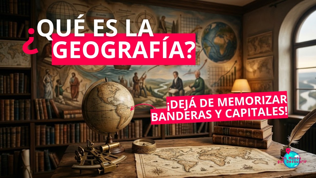 ¿Qué es la GEOGRAFÍA? Las corrientes de pensamiento geográfico explicadas.