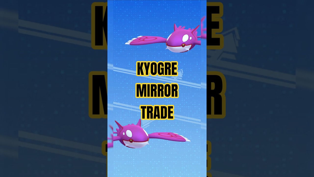 Справедливый ли это обмен? Зеркальный обмен шайни Kyogre в Pokemon GO #pokemon #pokemongo #pogo