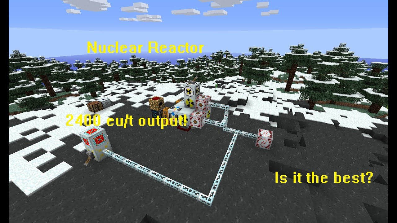 Tekkit Tutorials - 2400 eu/t Nuclear Reactor(Tekkit Classic)