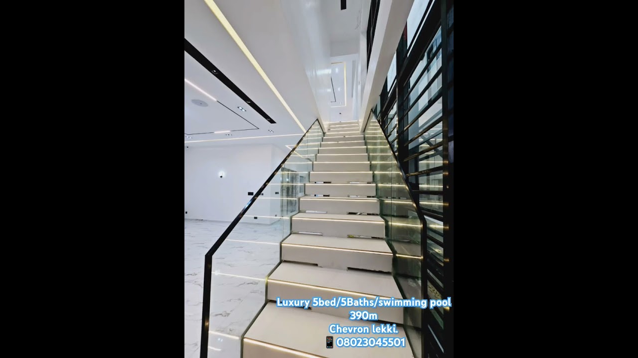 390M CONTEMPORARY 5BED WITH SWIMMING POOL & SMART HOME AUTOMATION SYSTEM AT CHEVRON LEKKI LAGOS.