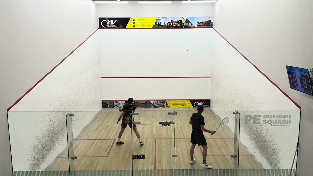 Dean Venter vs Warren Bower // GrowthPoint Regionals Squash //