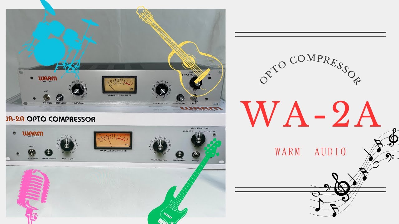 WARM AUDIO WA-2A OPTO COMPRESSOR (No Talking)