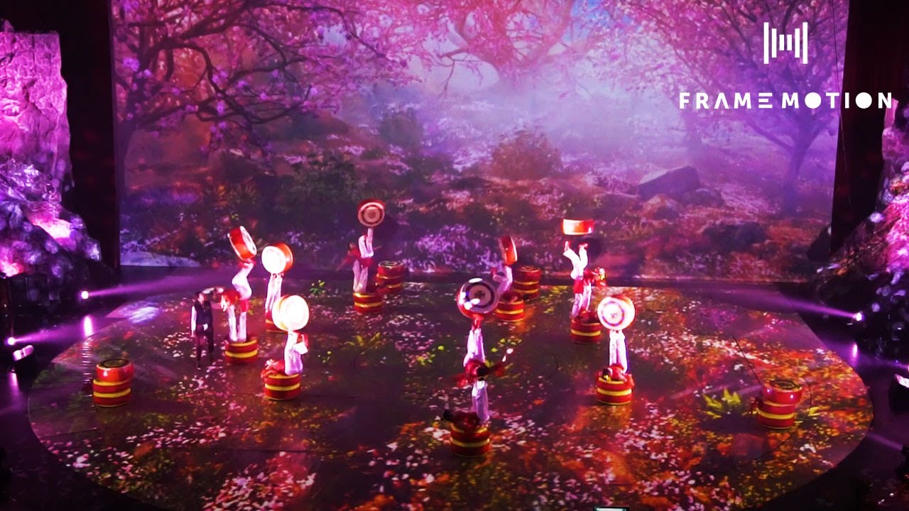 Dayu Acrobatic and Projection Mapping Show