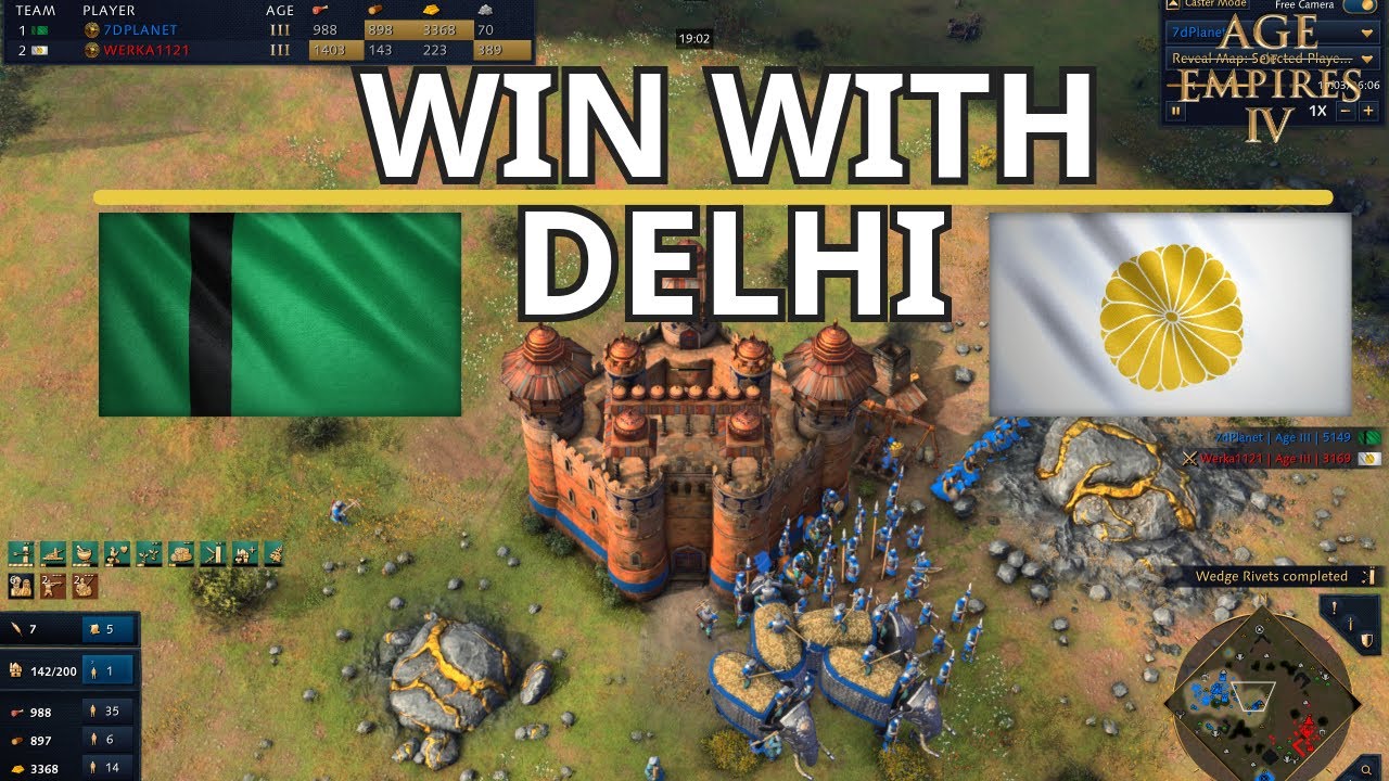 How to WIN with Delhi S-Tier Civ in Gold League AOE 4