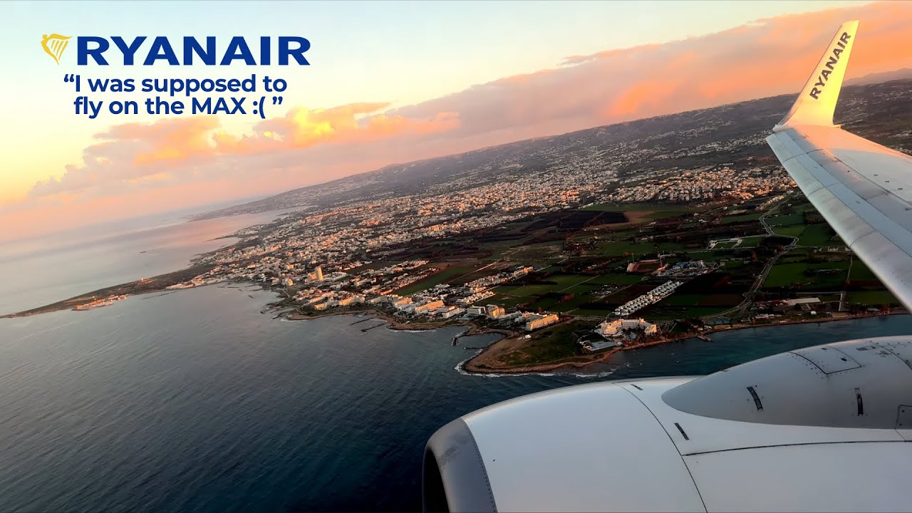 🇨🇾 Paphos PFO - Paris BVA 🇫🇷 Ryanair Boeing 737-800 FULL FLIGHT (Ep.5) ✈️
