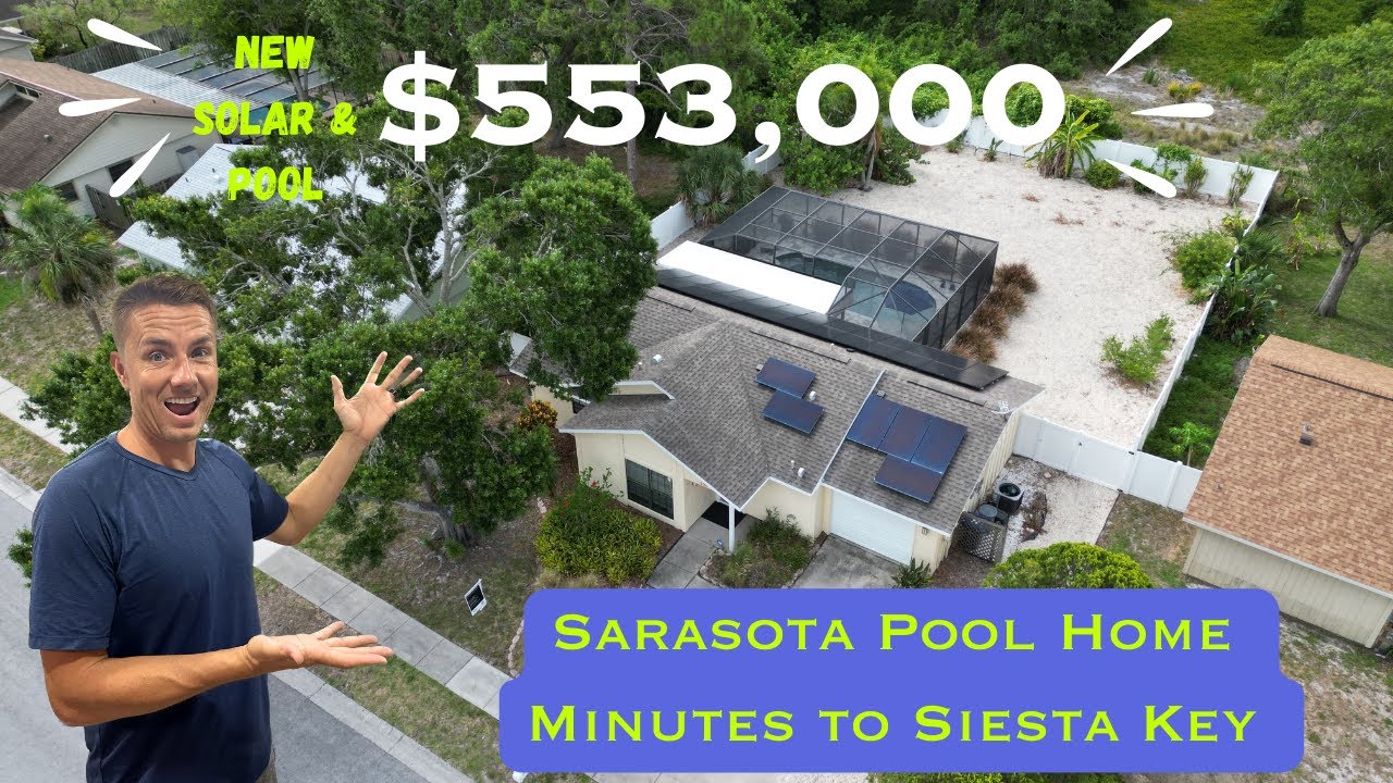 Sarasota Pool Home | $553,000 | 3029 Woodpine Ln | Sarasota Real Estate for Sale
