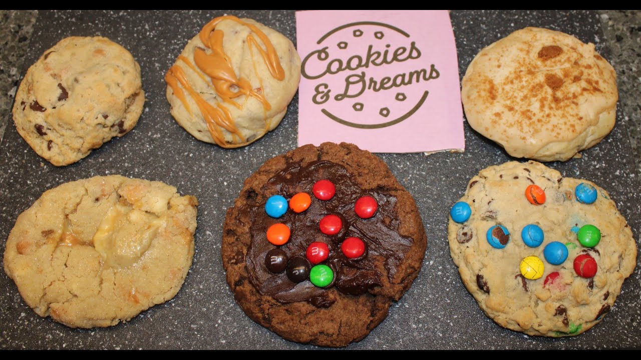 Cookies & Dreams Caramel Pretzel,Monster, Space Brownie,Maple Cookie Butter,Banana Pudding,Pecan Pie