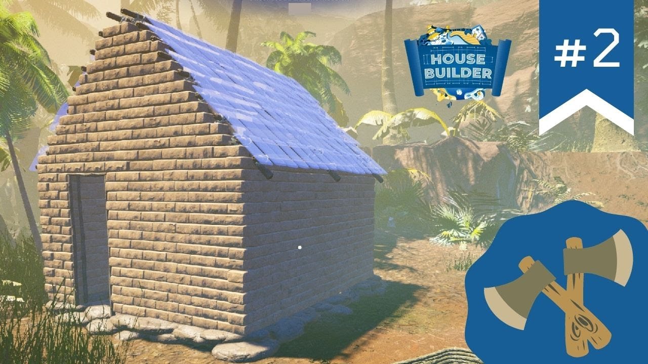 ¿Se puede hacer una casa con palos y arcilla? | House Builder gameplay | ASMR susurrado | #2