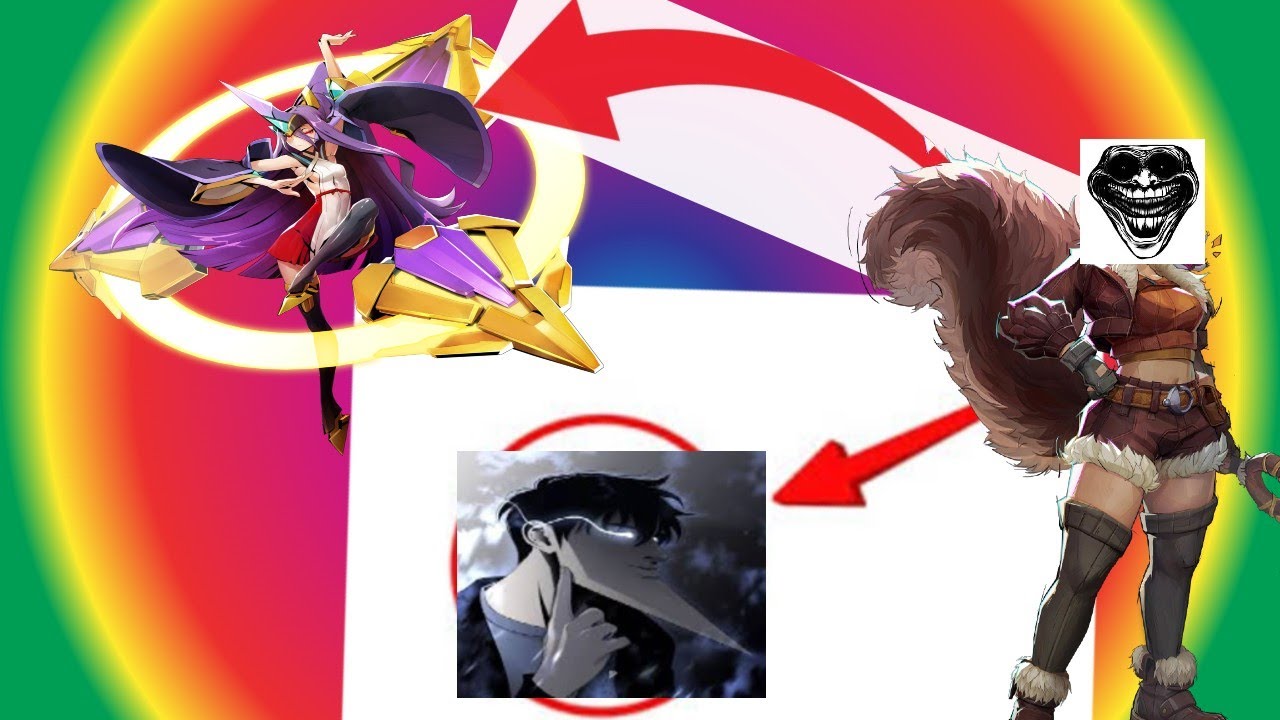 Goddess of death gets mogged by Squirl Girl
