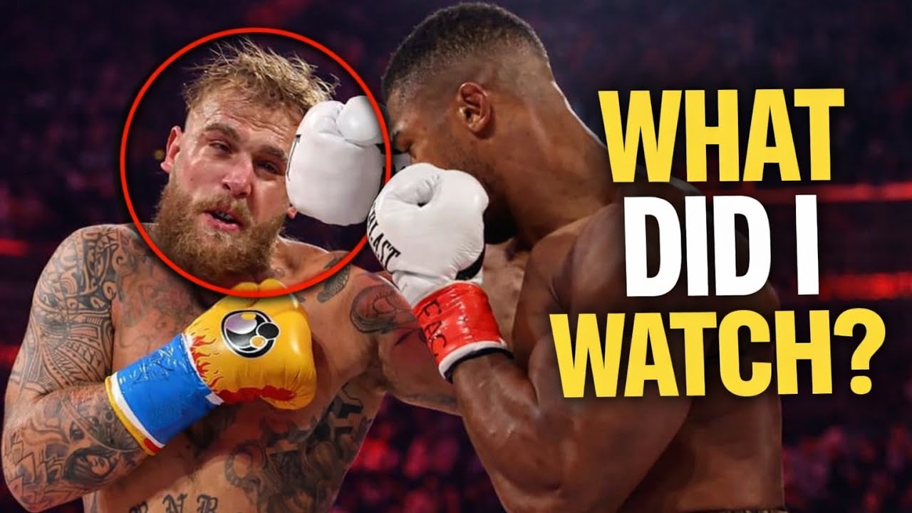My Honest Reaction to Jake Paul vs Anthony Joshua