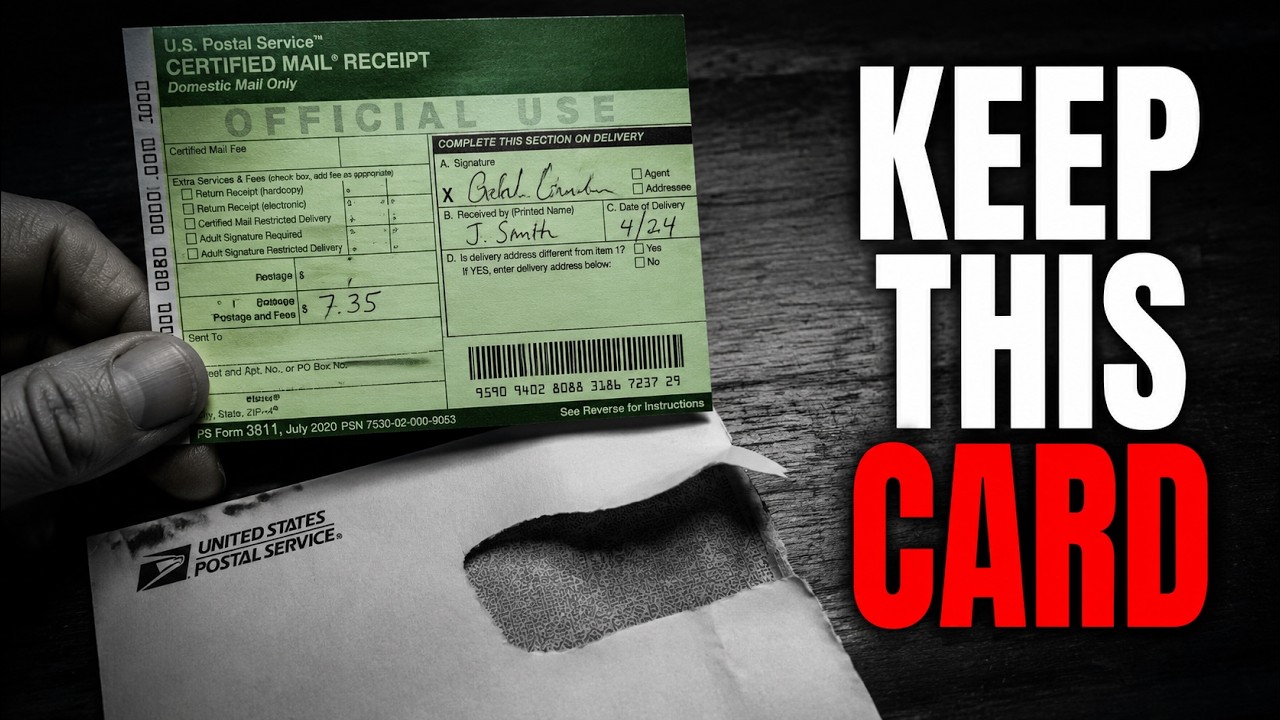 The Mail Receipt That Makes Debt Collectors Legally Powerless