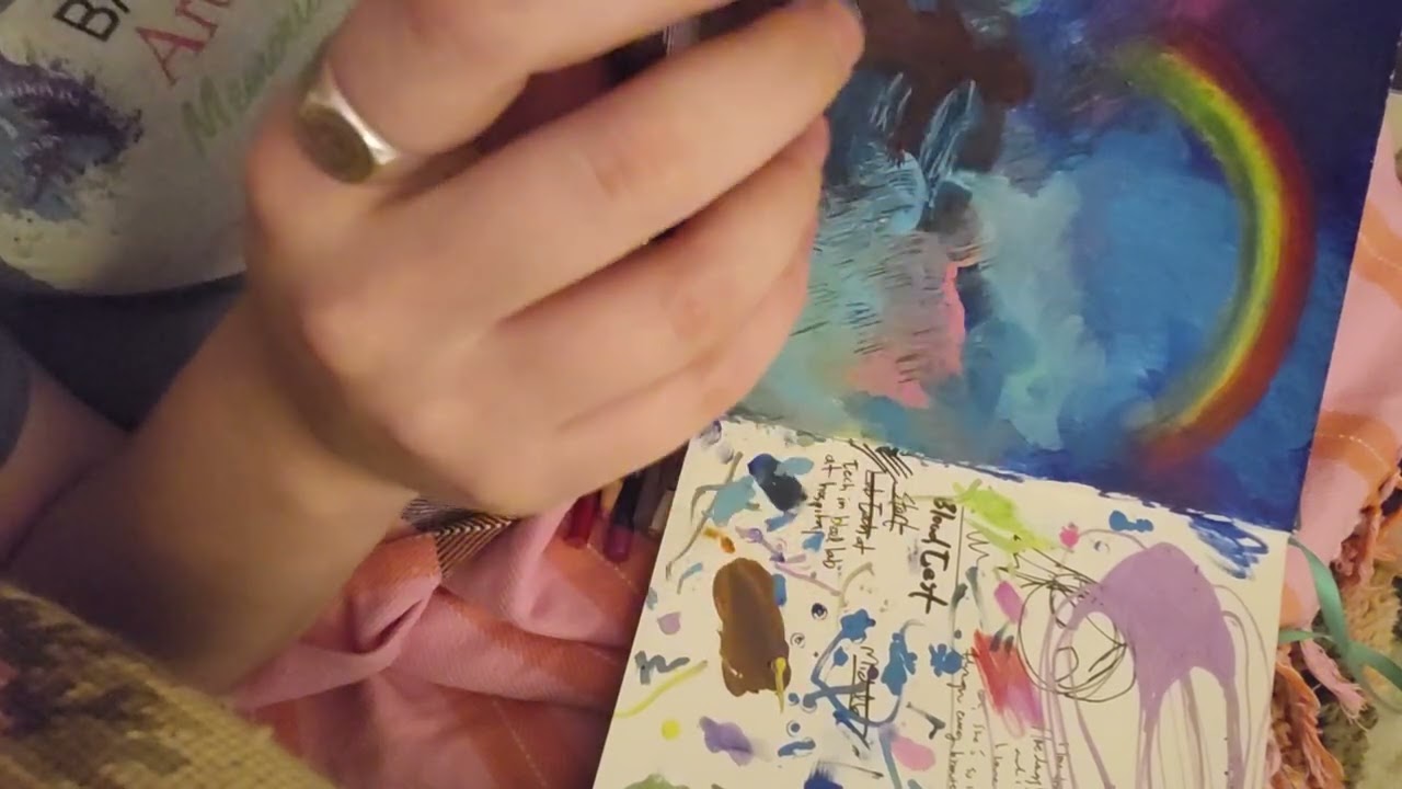 lofi asmr ● color pencil drawing/sketching sounds 