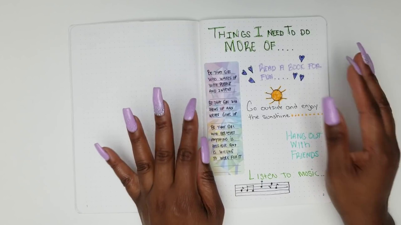Beginner Bullet Journal Setup - Erin Condren Dot Grid Bullet Journal