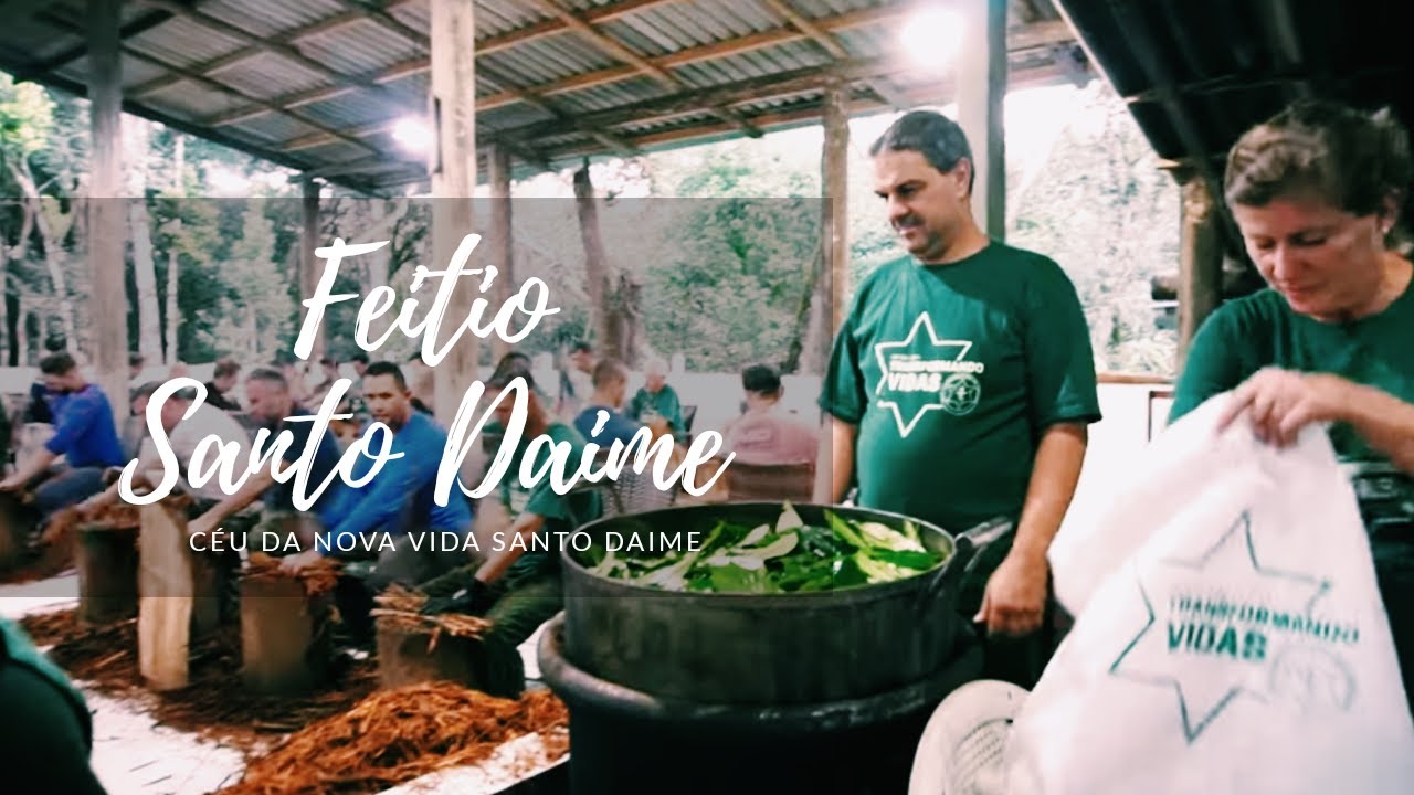Bateção Jagube + Montagem Panela Daime | Feitio Céu da Nova Vida - Daime