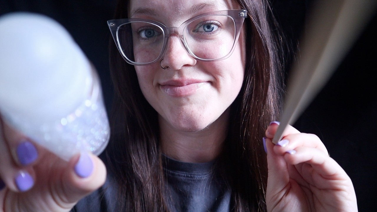 ASMR Pampering You to Sleep in a Tent While It Rains - tongue clicking