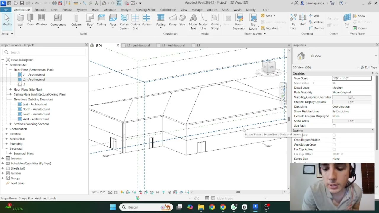 REVIT ESSENTIALS 3  COLUMN EDITION |  ROOF |  CIELING |  FLOORS