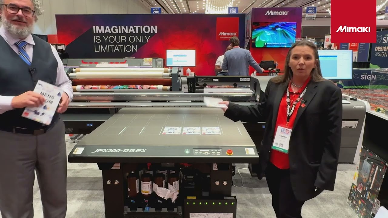 Mimaki UV-LED JFX200-1213 EX Arrives at the FastSigns Show