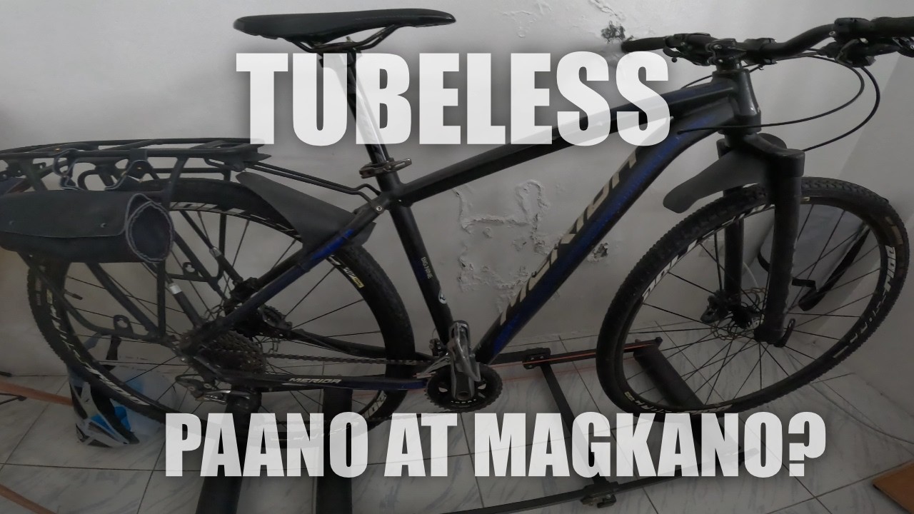Pina-Tubeless ko na ang MTB ko.