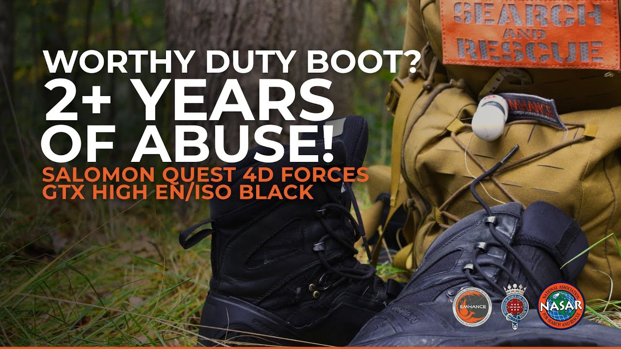 LONG TERM USE Review | Salomon Quest Forces 4d High EN Version | By a Search and Rescue Instructor