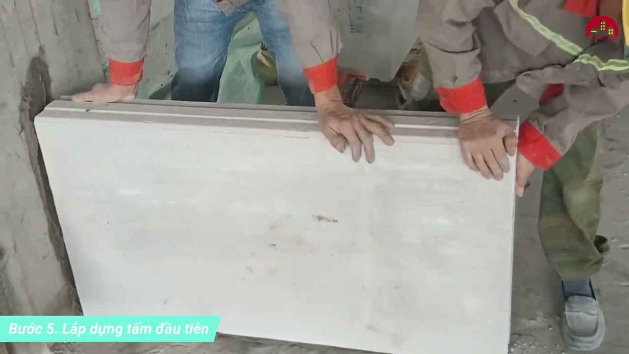 Thi công tường ALC