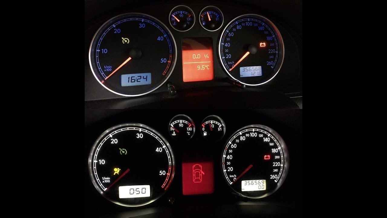 VW GÖSTERGE PANELİ LED DEĞİŞİMİ - VW TACHO LED CHANGE HOW DO TO IT?