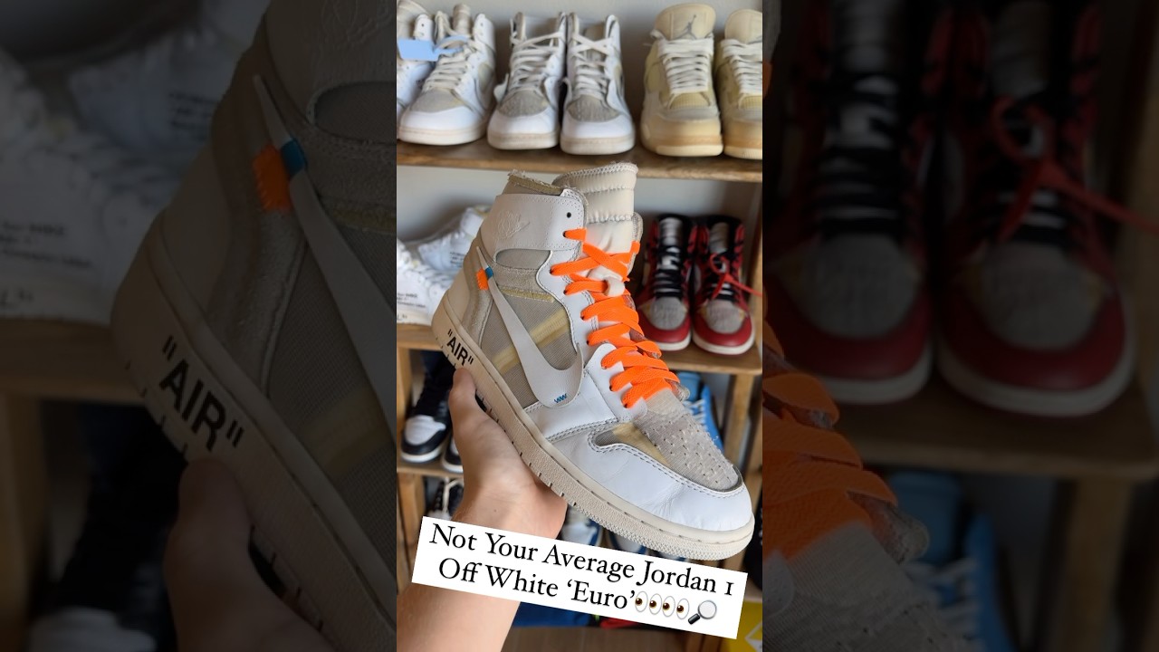 Sample Jordan 1 Off White ‘Euro’🔥🔥🔥 