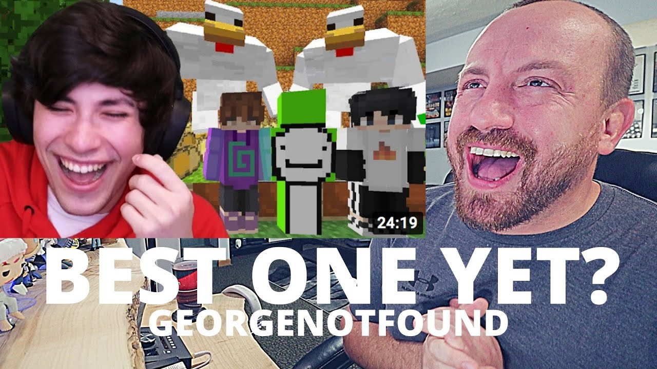 KSI ПРИСОЕДИНИЛСЯ! GeorgeNotFound Minecraft, но если ты смеёшься, то проиграешь ФИНАЛ (ПЕРВАЯ РЕА...