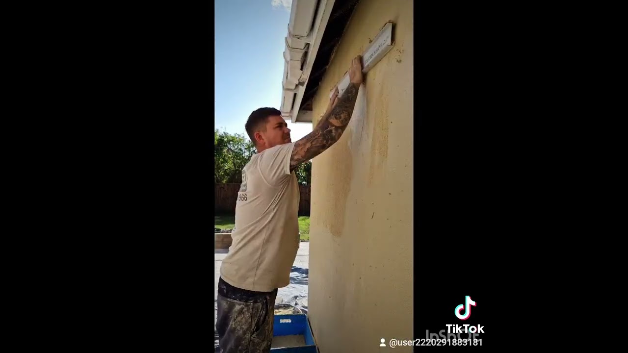applying ecorend monocouche render with the optimix 10 northumberland