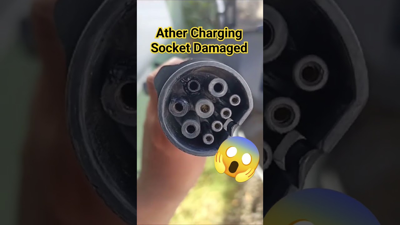 Omg 😱 Ather Charge Karte waqt short circuit #youtubeshorts #shorts #shortvideo #viral #gyniakhil