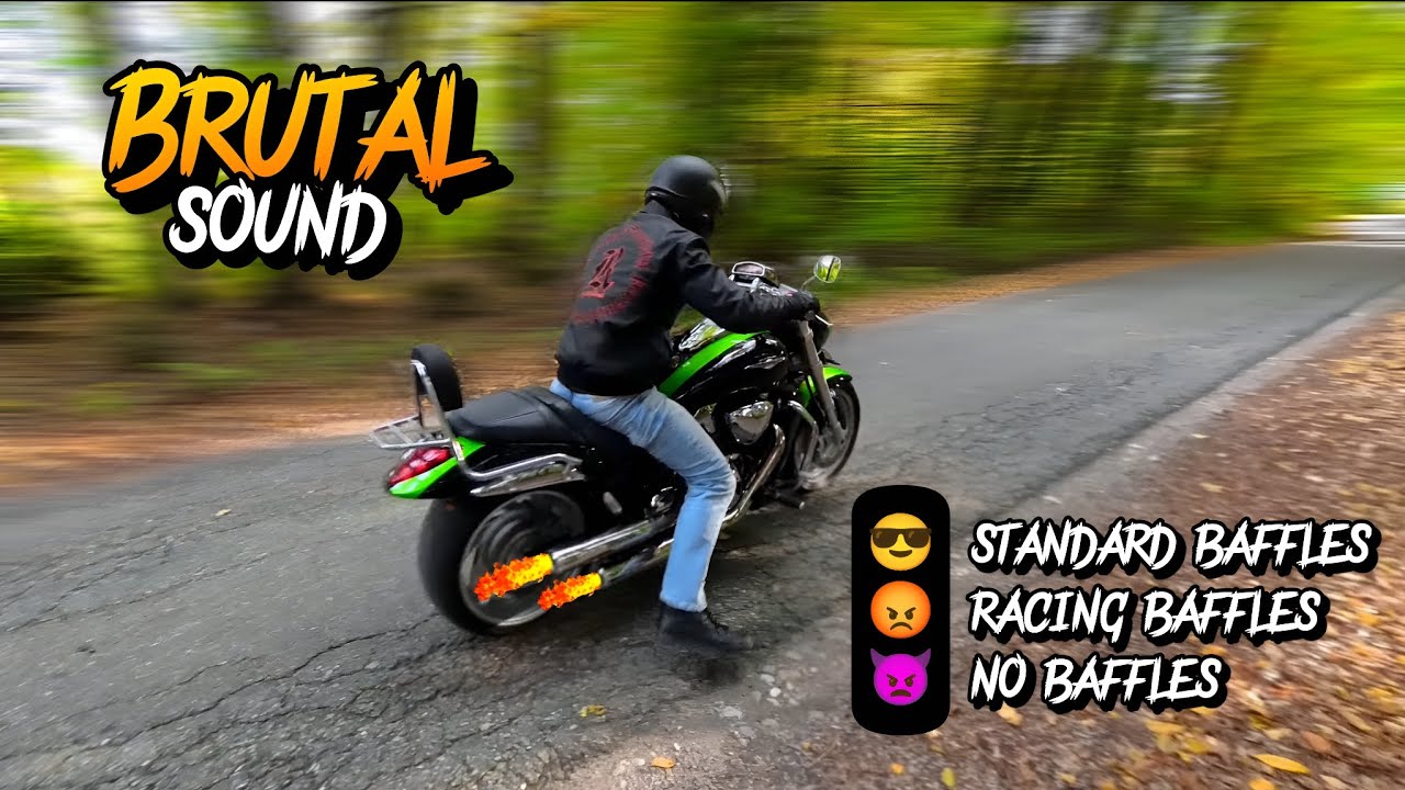 Suzuki Intruder VZR M1800R Auspuff Sound MILLER