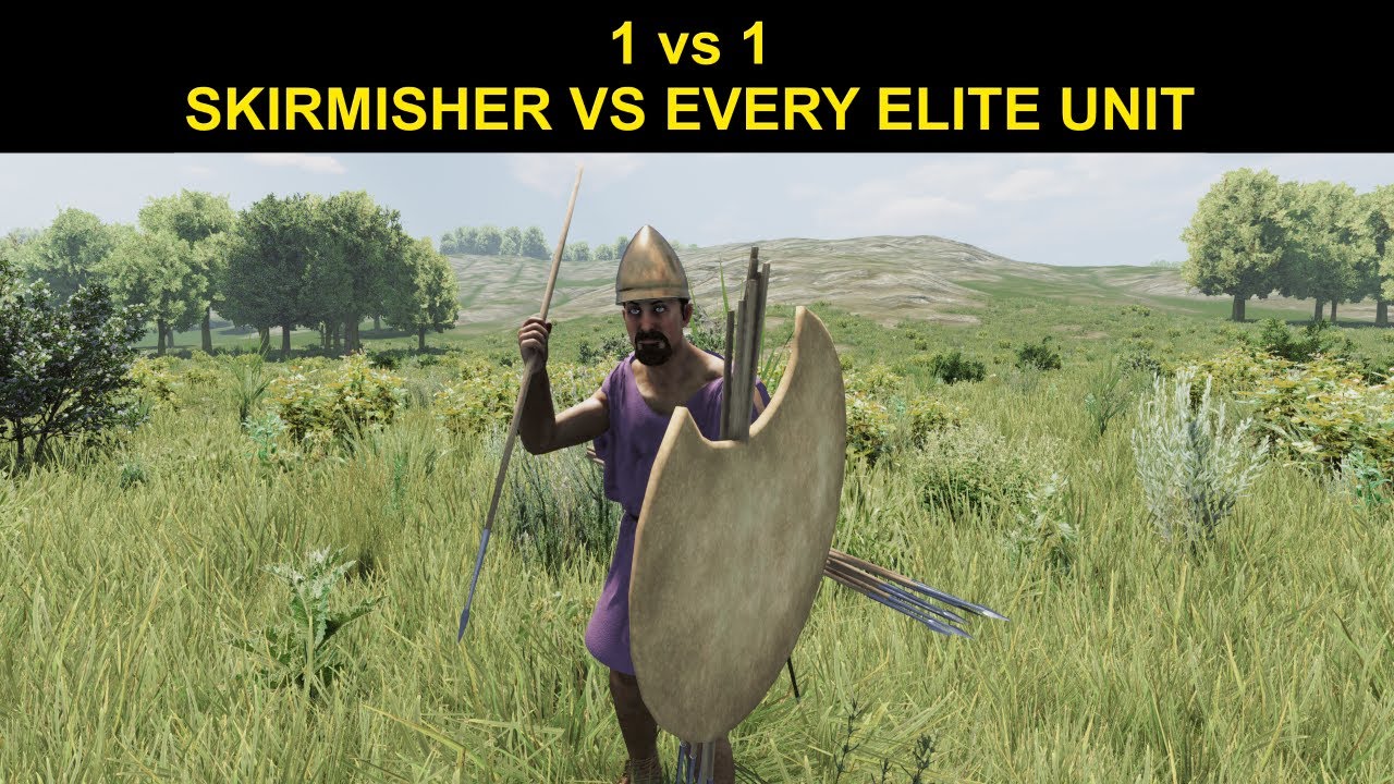Mount & Blade 2 Bannerlord - 1 vs 1 Agrianian Peltast vs Every ELITE Unit